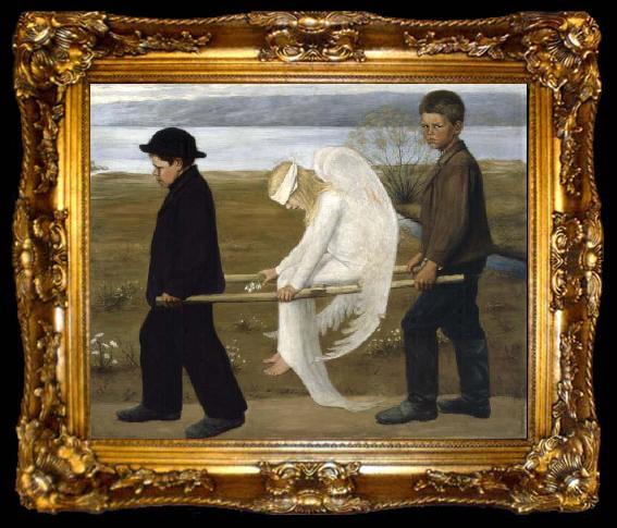 framed  Hugo Simberg The Wounded Angel from 1903,, ta009-2